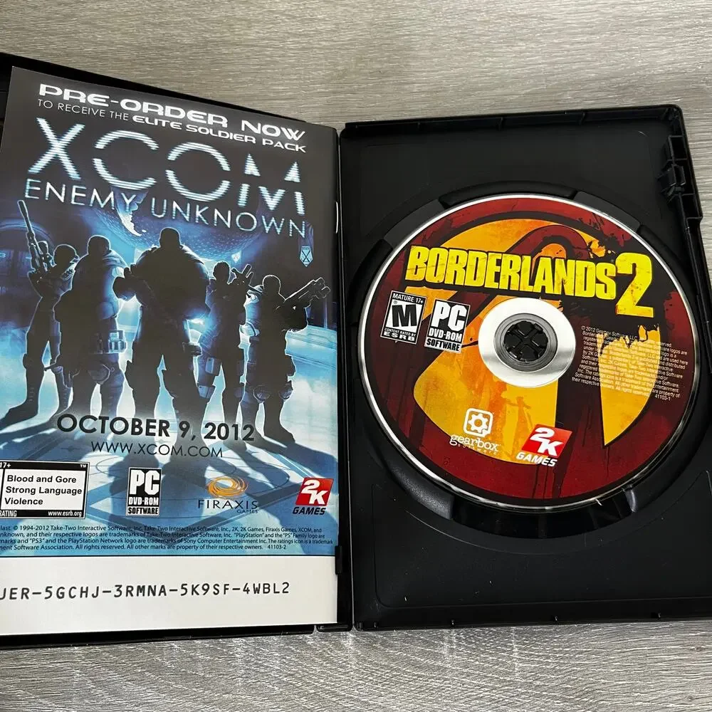 Gearbox Borderlands 2 PC Video Game With Case